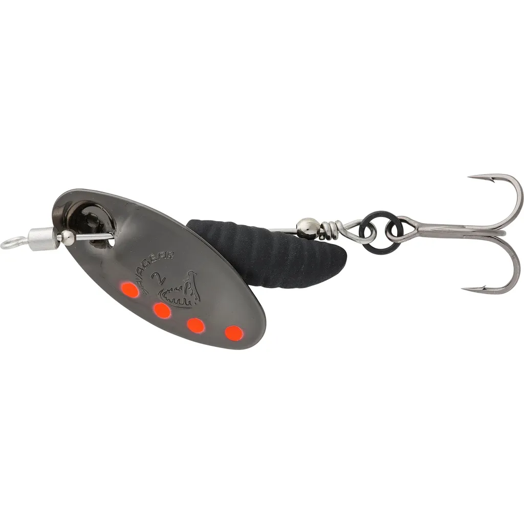 Savage Gear Grub Spinners Spinner 1 3.8g Black Red Black
