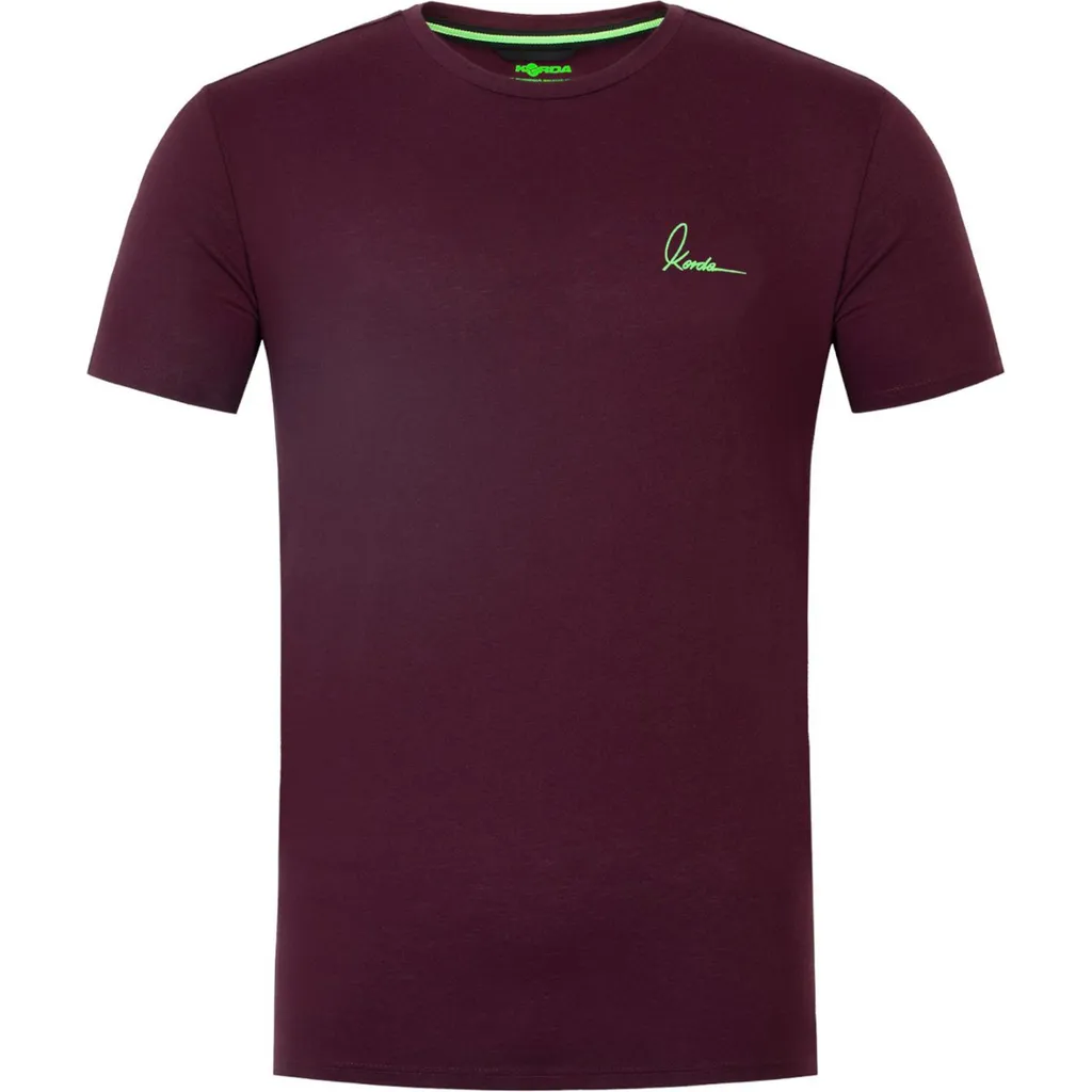 Korda Minimal Tee Burgundy XXL