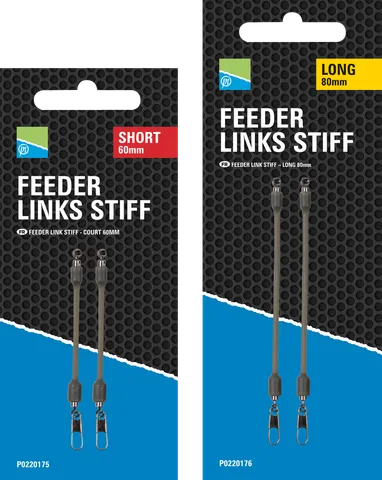 Preston Feeder Links Stiff Long 80mm