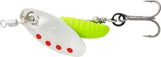 Savage Gear Grub Spinners 2.2g Silver Red Lime