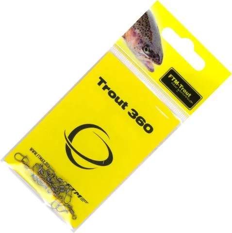 FTM Trout 360° Wirbel 10pcs Tönnchenwirbel