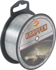 WFT Zielfisch Karpfen Monofilament-Schnur 0.3mm 8kg 400m Grey