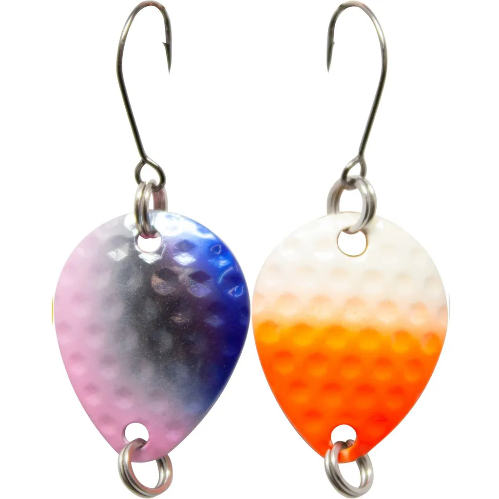 FTM Bilg Spoon 1.7g Violett-Silber-Rosa/Rosa//Weiß-Orange/Gold