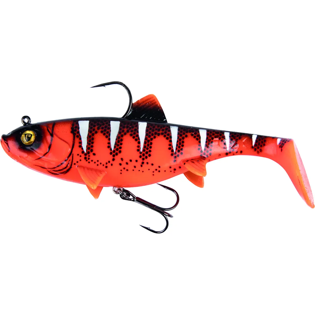 Fox Rage Replicant Wobble Swimbait 14cm 55g UV Red Wake