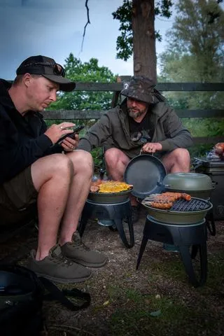 Fox Cookware Cookstation 33cm 1 Burner Butane-Propane