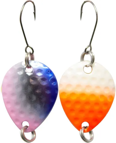 FTM Bilg Spoon 1.7g Violett-Silber-Rosa/Rosa//Weiß-Orange/Gold