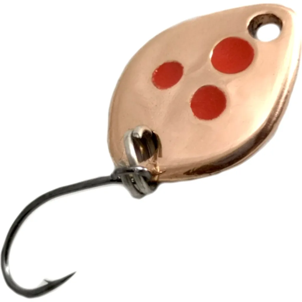 Troutwerk Spoon Blinker Kupferfarben/Rote Punkte