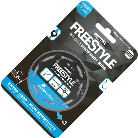 Spro Freestyle Reload Dropshot Rigs 12 68cm Fluorocarbon