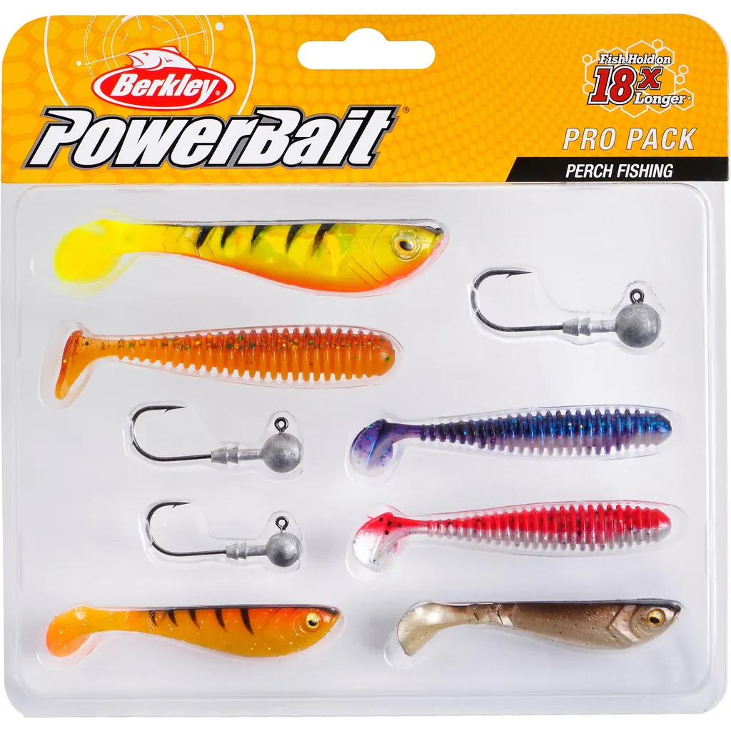Berkley PowerBait® Pro Pack Perch Kunstköderset 6–8cm Assorted