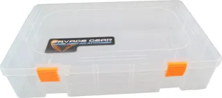 Savage Gear Lure Box Tackle Box 36x22.5x8cm 1 Compartment Clear Plastic