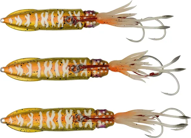 Savage Gear Swimsquid Inchiku 9cm 120g Orange Gold Glow