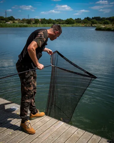 Fox Horizon X4S Landing Net 117cm Camo Mesh High Modulus Carbon