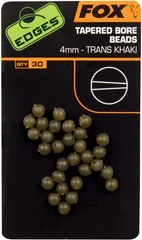 Fox Edges Tapered Bore Beads 4mm