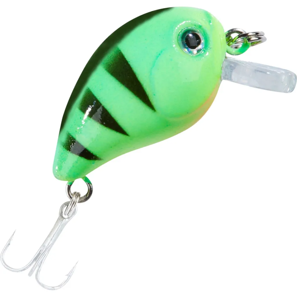 Balzer Colonel UV Striker Gnom Crankbait 3cm 3g Green Fire Tiger