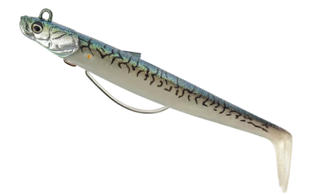 Savage Gear Sandeel V2 Weedless Meeresköder 13cm 33g Mackerel