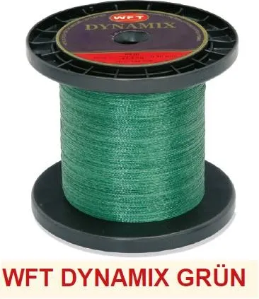 WFT Dynamix Geflochtene Schnur 1000m 0.26mm 18.1kg Green