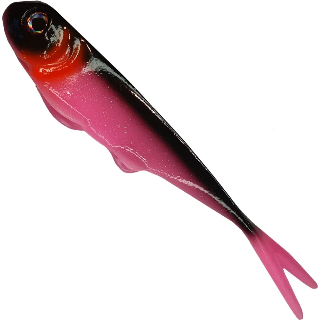 KSM River Fighters FatKamp Gummifisch 20cm Bubblegum Black