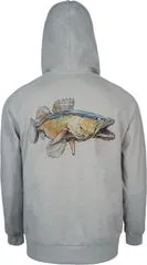 BKK Hoodie-Zander-Grey 100% Polyester