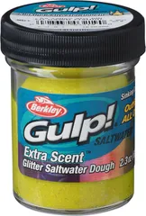 Berkley Gulp! Saltwater Dough 1640380 65g Sunshine Yellow Silver Glitter