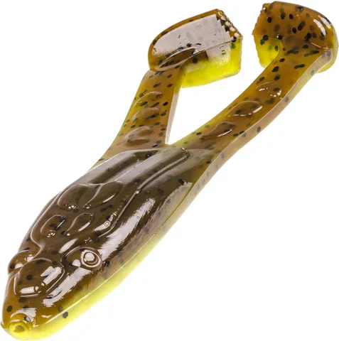 Strike King Super Toad Softbait 10cm Green Pumpkin Chartreuse Belly