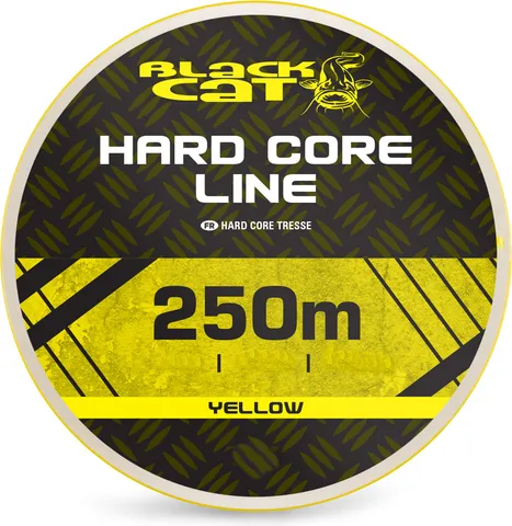 Black Cat BC Hard Core Line Braided Line 0.55mm 250m Yellow