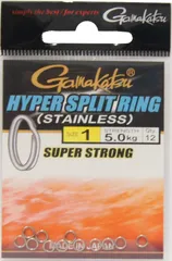 Gamakatsu Hyper Split Ring #1 2.8mm 5kg