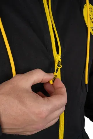 Black Cat Black Zip Hoody XL