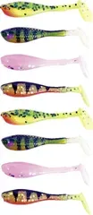 Fox Rage Mini Fry Weiche Köder 4cm 8pcs Paddle Tail Mixed Colour