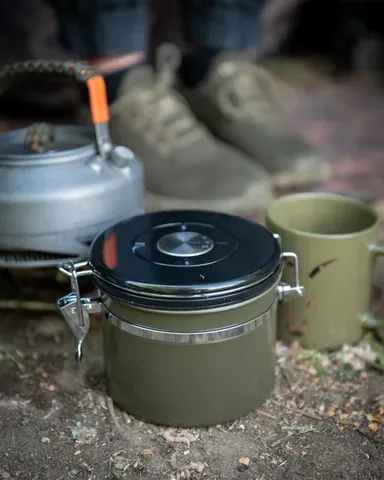 Fox Cookware Coffee/Tea Khaki Storage 860ml Stainless Steel