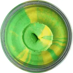 Berkley PowerBait Glitter Forellenpaste 50g Fluo Grün/Gelb