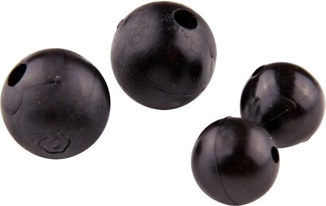 Madcat Rubber Beads 10mm 12pcs 12g Black