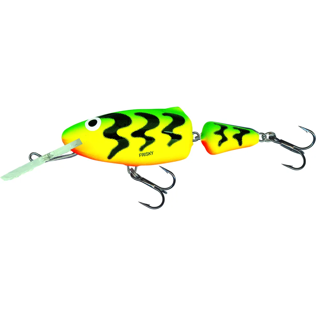 Salmo Frisky Deep Runner Floating Wobbler 7cm 9g Green Tiger
