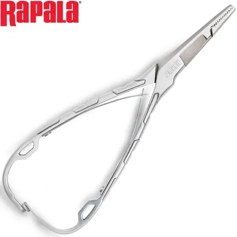 Rapala Forceps 16cm Ratchet Serrated Side Cutter