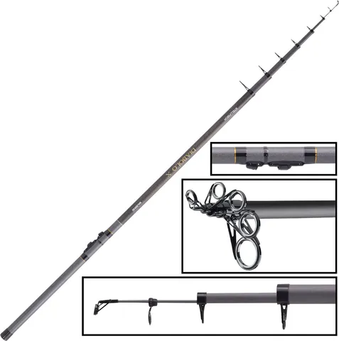 Balzer Diabolo X Stellfisch Fishing Rod 8m 50–160g 705g 143cm