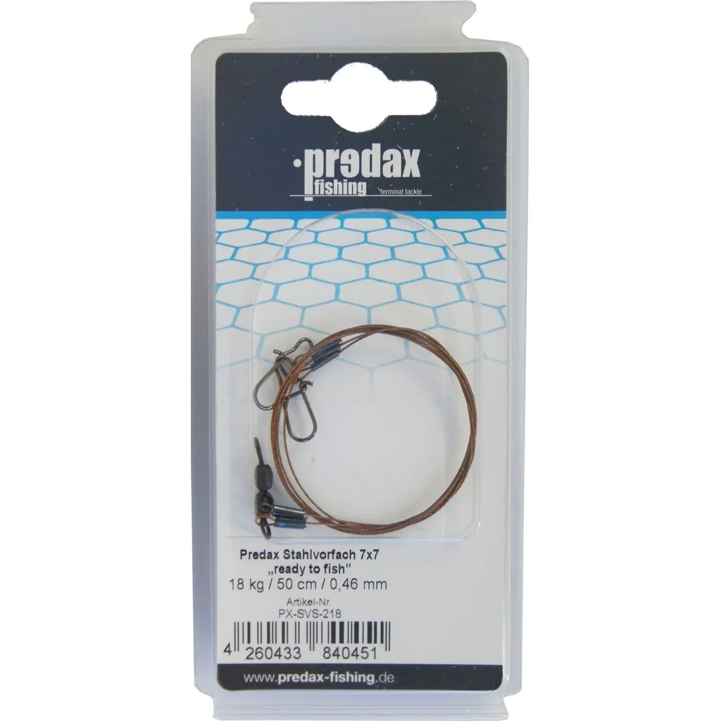 Predax Stahlvorfach 7x7 50cm 18kg