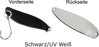 FTM Spoon Hammer 3.3cm 2.4g Schwarz/UV Weiß
