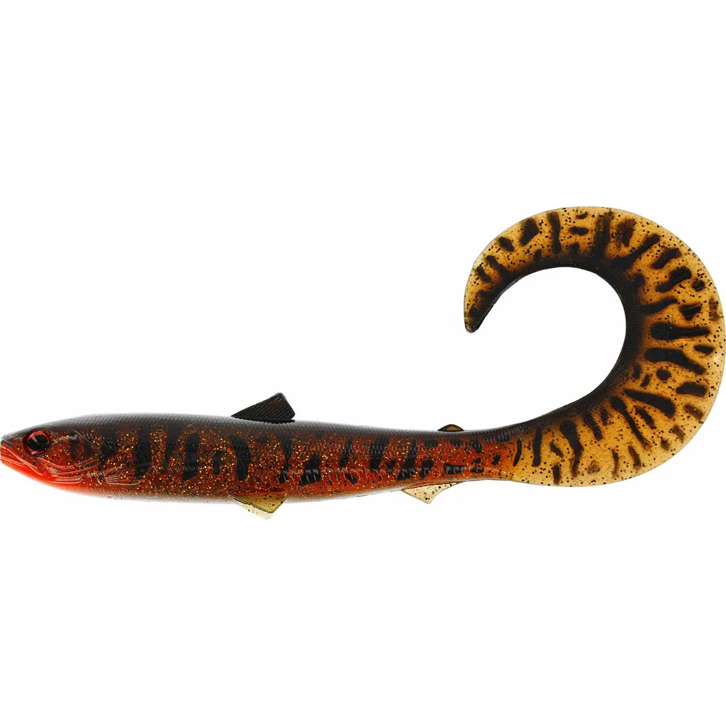 Westin BullTeez Curltail Gummiköder 27cm 103g Motoroil Burbot