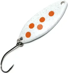 Troutwerk Spoon 3.3cm 2.5g White/Orange Dots