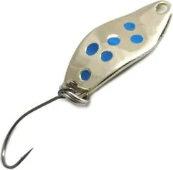 Troutwerk Spoon 1.5g 2.3cm Silver/Blue Dots