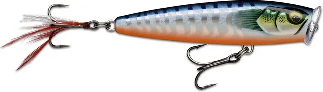 Rapala Skitter Pop Elite 9.5cm 17g Gilded Hot Wahoo UV