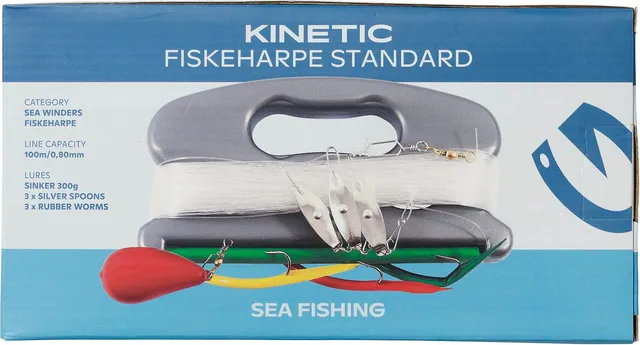 Kinetic Fiskeharpe Fertigrute 0,80mm 100m 300g