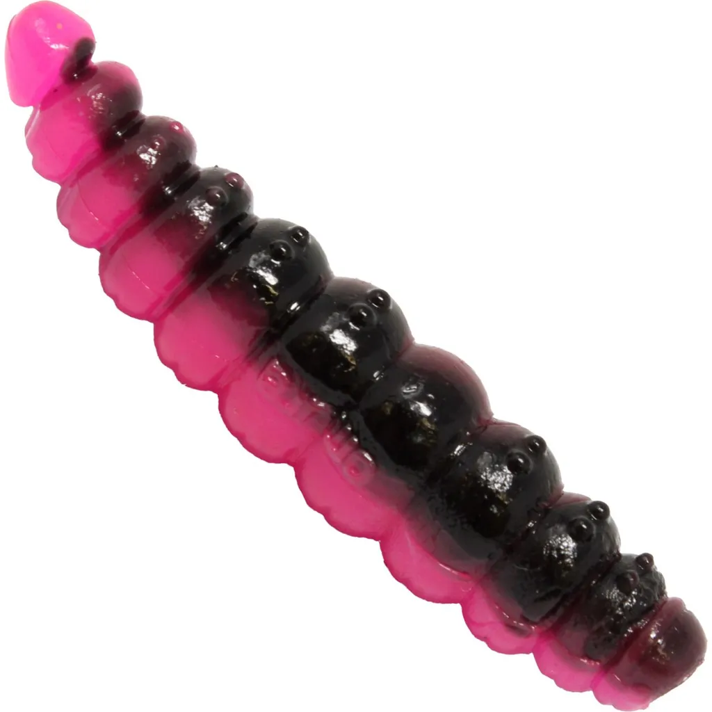 FTM Omura Baits Larvy Käse Gummiköder 3.5cm Schwarz / Dunkelpink