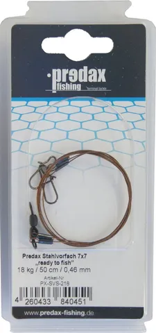 Predax Stahlvorfach 50cm 18kg 0.46mm