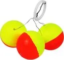FTM Trout Piloten Float 3pcs orange/gelb rund