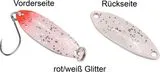 FTM Tango Spoon 1.8g Red/White Glitter
