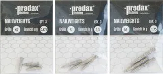 Predax Nail Weight Sinkers 0.875–1.75g 9pcs