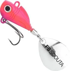 Spro Freestyle Scouta Jig Spinner 10g Fluoro Pink