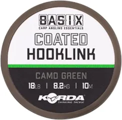 Korda Basix Coated Hooklink 8,2kg Camo Green
