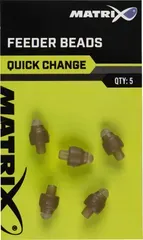 Matrix Quick Change Feeder Beads 5pcs Trans Khaki