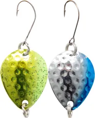 FTM Bilg Spoon 1.7g Gelb-Chartreuse/Dunkelgrün//Blau-Holo/Blau-Holo